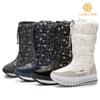 Distribution of New European and American Long Snow Boots Thickened Wool Non-slip Snow Boots Women's Snow Boots