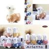 Adorable Plush Alpaca Keychain Charming Small Stuffed Toy For Bags And Gifts