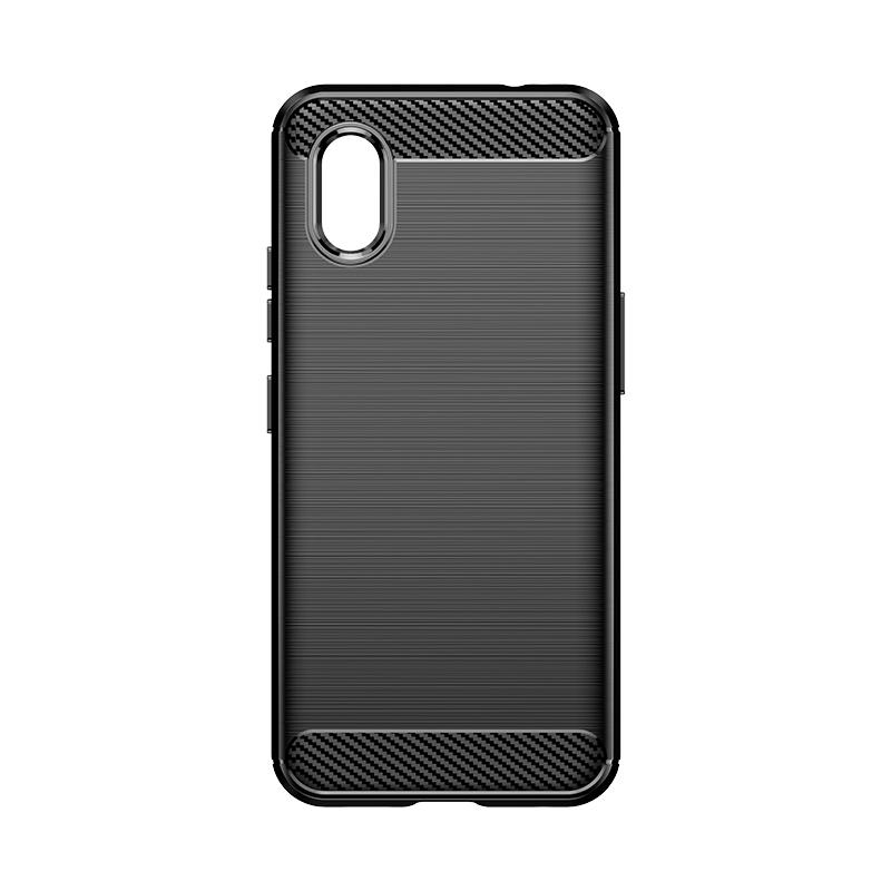 Ударопрочный чехол из силикона и углеродного волокна для Samsung Galaxy XCover 7 с текстурированной задней панелью и улучшенной защитой от падений