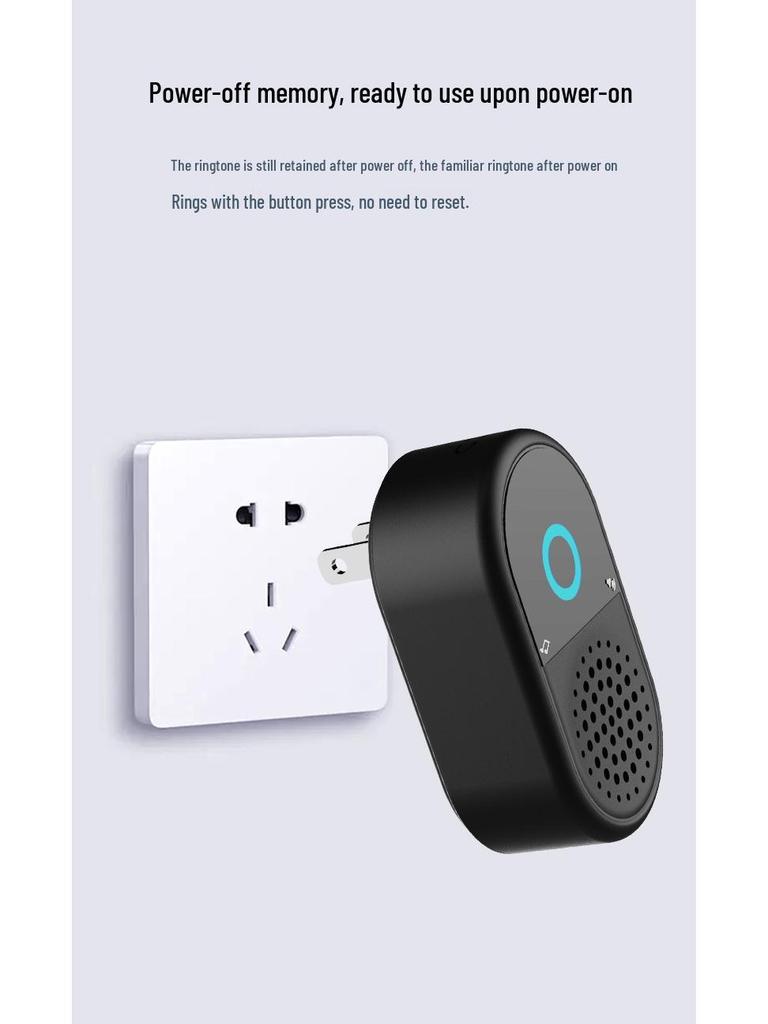 Новый беспроводной дверной звонок с самопитанием, громкий 433 МГц для склада или использования на улице в вилле