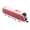 Toy Train Set Alloy Battery Powered Dual Ended Pull Back Lotomotive Train Model for Boys Girls