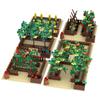 MOC огород тыква виноград мелкое зерно ферма сад строительный блок сборка сцена цветочный сад микро-ландшафт