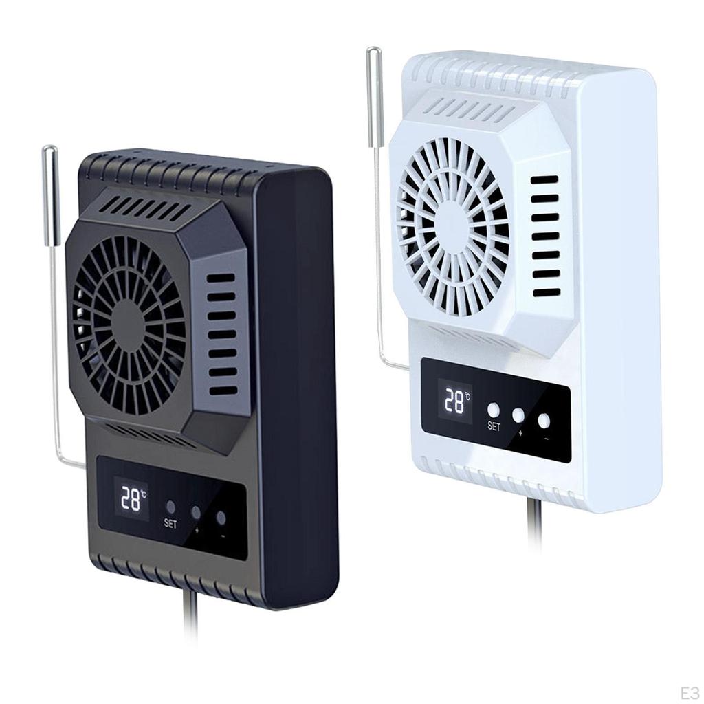 Вентилятор для рептилий Термометр для террариума попугаев Бородатая агама Черный