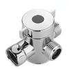 1/2'' 3-Way T-adapter Diverter Valve Adjustable Shower Head Arm Mounted Diverter Valve Bathroom Hardware Accessory
