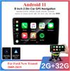9" Android 11 Стерео Радио Навигационный Плеер 2+32 ГБ Для Ford Transit 2009-19 С Carplay