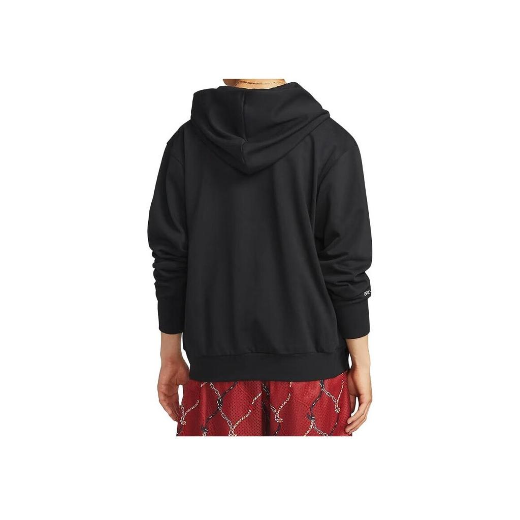 Nike Толстовка с капюшоном и карманами с однотонным логотипом Dri-Fit, пуловер унисекс, черный DQ5819-010