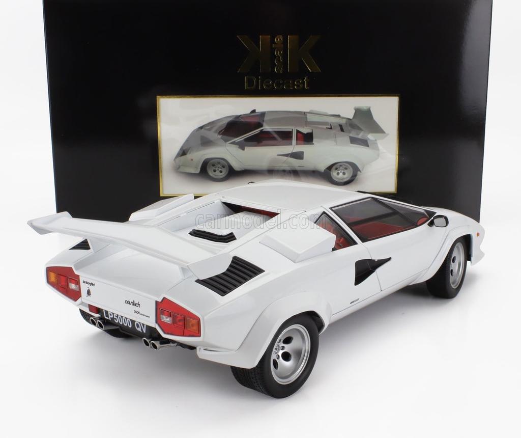 Миниатюрная машина 1/12 Lamborghini Countach KK-SCALE 1/12 COUNTACH LP 5000S QV 1985 БЕЛЫЙ KKDC120142