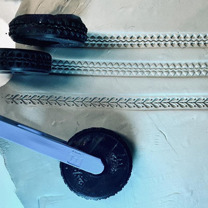 Egyptian-Inspired Relief Rolling Tool Clay Texture Wheel Clay Stamp Roller Pottery Making Tools Diy Handcrafts, Arts & Crafts