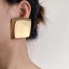 Геометрические квадратные серьги ретро минималистский легкий роскошный индивидуальный преувеличенный большой серьги для женщин