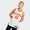 Nike Баскетбольная майка Atlanta Hawks Trae Young 11th SW Fan Edition NBA Sports Mesh мужская белая CN8005-100