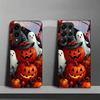 Черный чехол для телефона Halloween Boo Vibe для Samsung Galaxy S26 Ultra S25 Edge S24 FE S23 Plus S22 S21 S20 S22 S24 Стеклянная задняя крышка