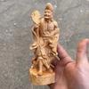 Cliff Cypress Wood Carving Decorations Jigong Living Buddha Feng Shui Accessories Exorcism Living Room Office Shop Crafts Gifts