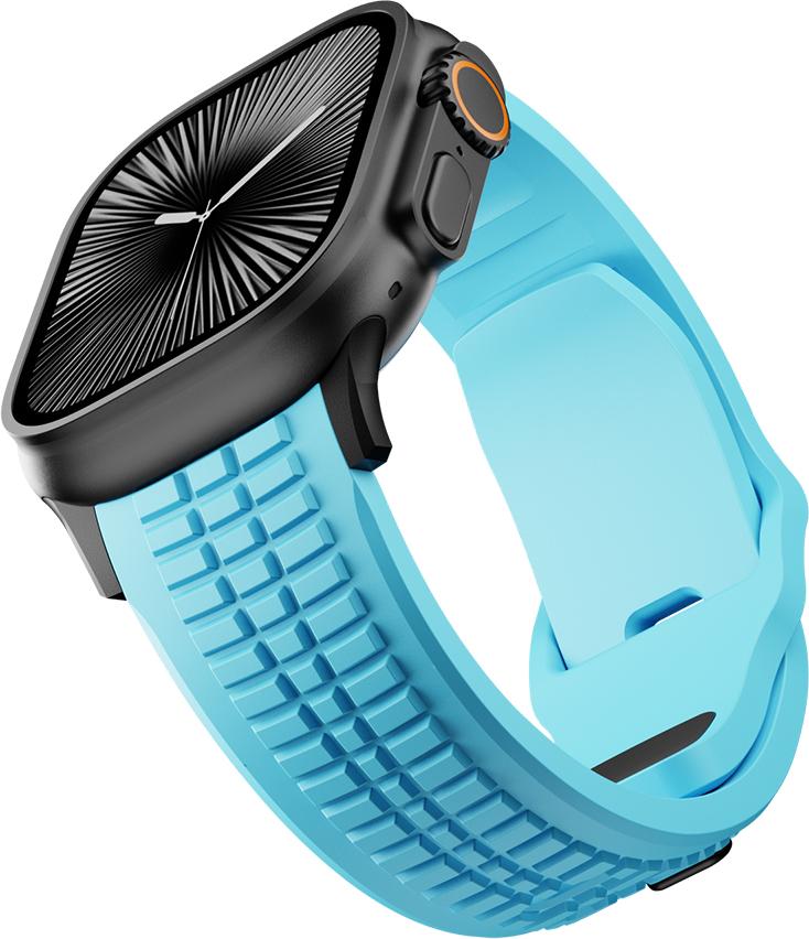Резиновый ремешок для Apple Watch Band Ultra 3 2 1 49 мм Спортивный силиконовый браслет для iWatch 11 10 9 8 SE 46 мм 45 мм 44 мм Мужской ремешок