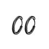 Unisex Hoop Earrings Gold Silver Color Colorful Round Ear Rings For Women Men Ear Clips European Hoops Earring