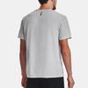 Under Armour Футболка с коротким рукавом и круглым вырезом с логотипом UA Rush, мужские топы, современный серый 1378403-011