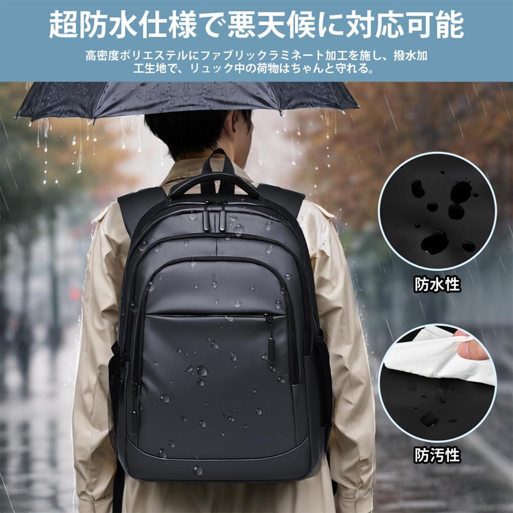 Популярный деловой рюкзак, большой, 3-слойный, многофункциональный, поликарбонатный, деловой, повседневный, может быть унисекс [SPOSING] мужской рюкзак, стильный, [35 л]