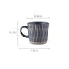 Nordic Ceramic Retro Coffee Mug Simple Office Tea Cup Coarse Pottery Handmade Breakfast Milk Mug Couple Drinkware