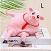 TPR Squishy Pig Stress Relief Toy Filled With Sand, Sensory Fidget Toys For Adults Teens, Funny Squeeze Sensory Toys