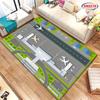 17 Стилей Взлетно-посадочные полосы аэропорта Вид сверху Самолет Ковер Коврик для спальни Гостиной Дома Декор для дивана, Детские Нескользящие Декоративные Коврики