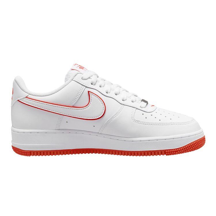 Nike Air Force 1 07 Белые красные мужские кроссовки Picante DV0788-102