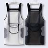 Waterproof Kitchen Apron Household PVC Oil Resistant Work Apron Transparent Black Dirt-Proof Cleaning Aprons