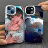 S-Лето H-Хикару D-Умер Окрашенный Серебристый матовый Для iPhone Чехол для телефона 17 16 15 14 13 12 11 Pro Max XR Plus Ударопрочный