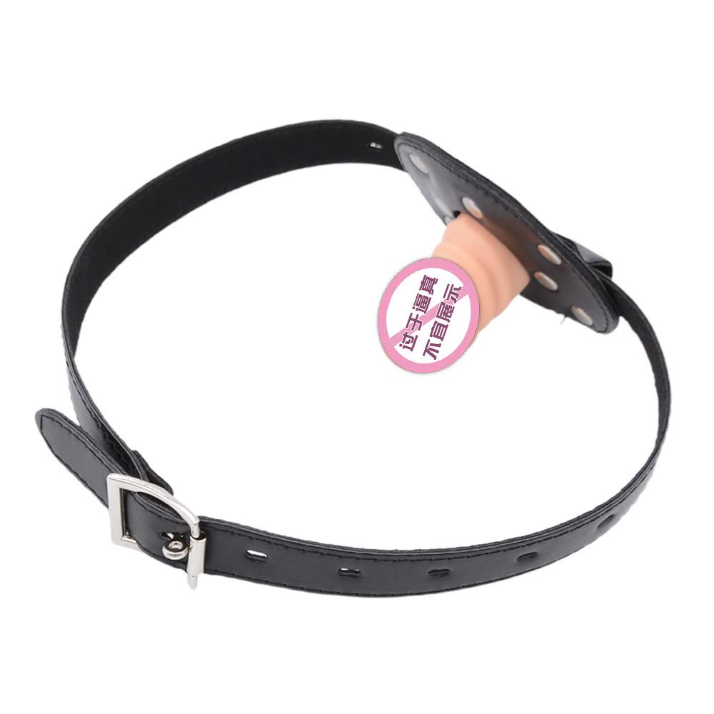 SM Силиконовые дилдо Шариковый кляп Глубокая глотка Пенис Рот Шарик Сексуальная секс-игрушка Взрослые секс-товары Женский раб Связывание Обучение