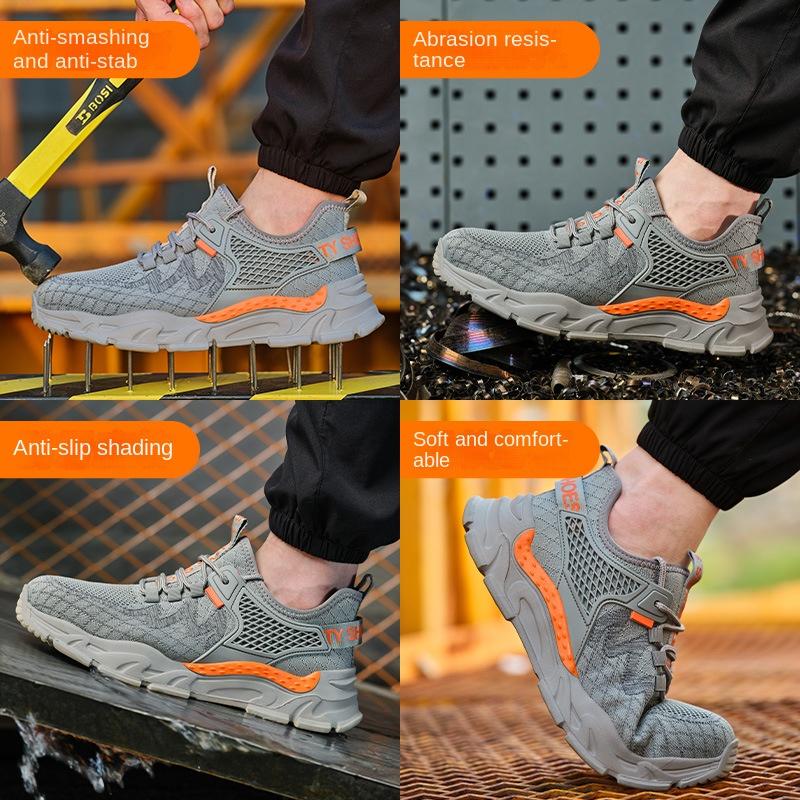 Обувь для защиты от проколов и ударов, утепленная 6 кВ, легкая, плетеная, спортивная, старая, защитная обувь