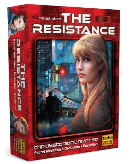Карточная игра "Сопротивление" Стратегия Семейное развлечение Бумажная игрушка Для всех возрастов