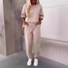 YYFS Женская мода повседневная весна осень однотонный принт рукава 3/4 О-образный вырез брюки брюки костюмы