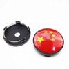 4Pcs 56+60mm America Germany France Italy UK US USA Australia Flag Emblem Car Wheel Center Hub Cap Stickers Rim Cover