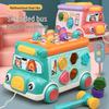 705 Kids' Whack-a-Mole Cartoon Bus: Bilingual Car Whacking Game