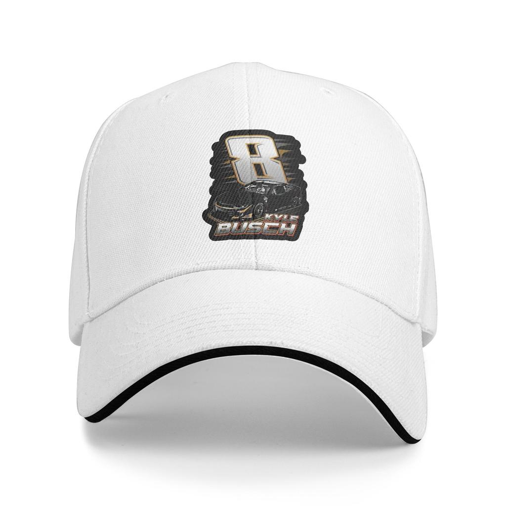 Number Kyle Busch Rip Baseball Caps Casual Sandwich Hats for Unisex Women Polyester Sun Hat Outdoor