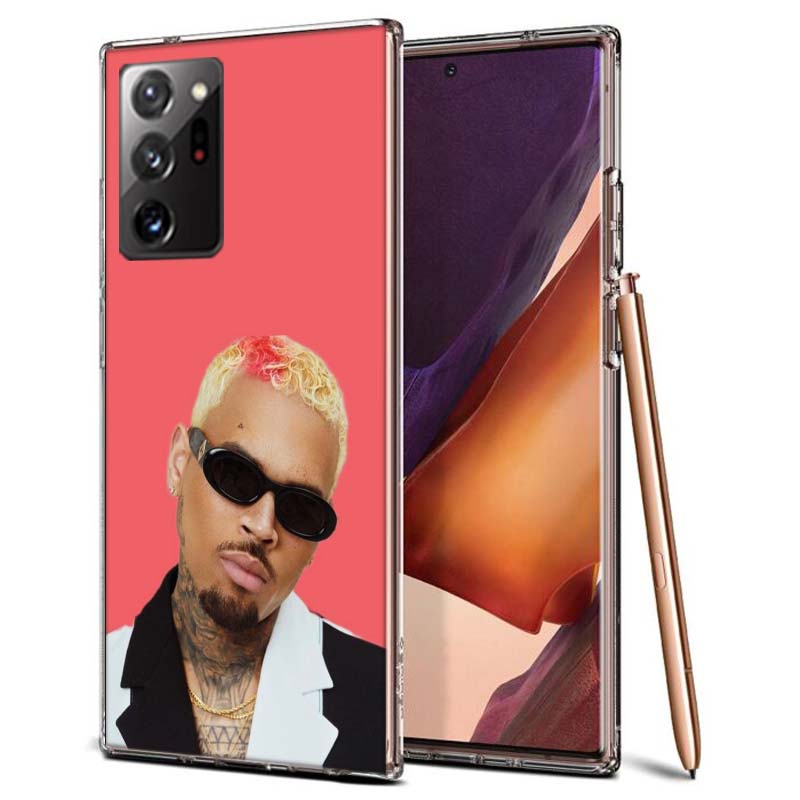 Chris Brown American Rapper Phone Case for Samsung A55 A35 A25 A15 A07 A05S A16 A17 A26 A36 A37 A56 A57 Galaxy Note 20 10 A50S A