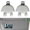 2pcs 6R0857561Y20 Sun Visor Clip Hooks For VW Polo Passat Skoda Seat