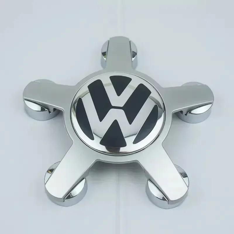 Car Sticker For VW VOLKSWAGEN New 4pcs 135mm Five Claws Car Wheel Center Cap Hub Covers Badge Logo 8R0601165 4F0601165N For Volk Wv5