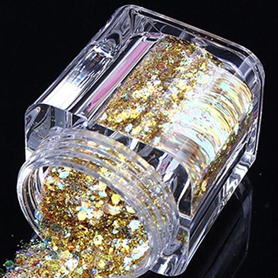 Glizty порошок для ногтей пыль DIY дизайн ногтей блестки порошок блестящие ломтики