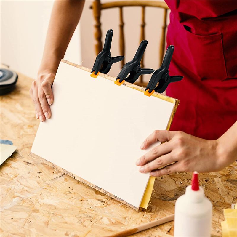 2/12PCS Photography Heavy Duty Muslin Clamps Photo Booth Background Stand Clip Fixed Backdrop Muslin & Green Screen