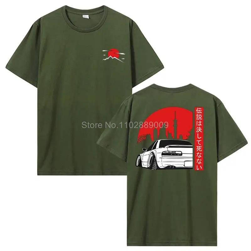 Japanese Style Car T Shirt Original Design EU Size 100% Cotton T-shirt Anime Funny Tshirt Tops Hip Hop Tee Streetwear