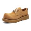 2024 New Heightening Derby Shoes Men's Casual Tooling Couple Shoes Retro Big Head Leather Shoes 1088-X