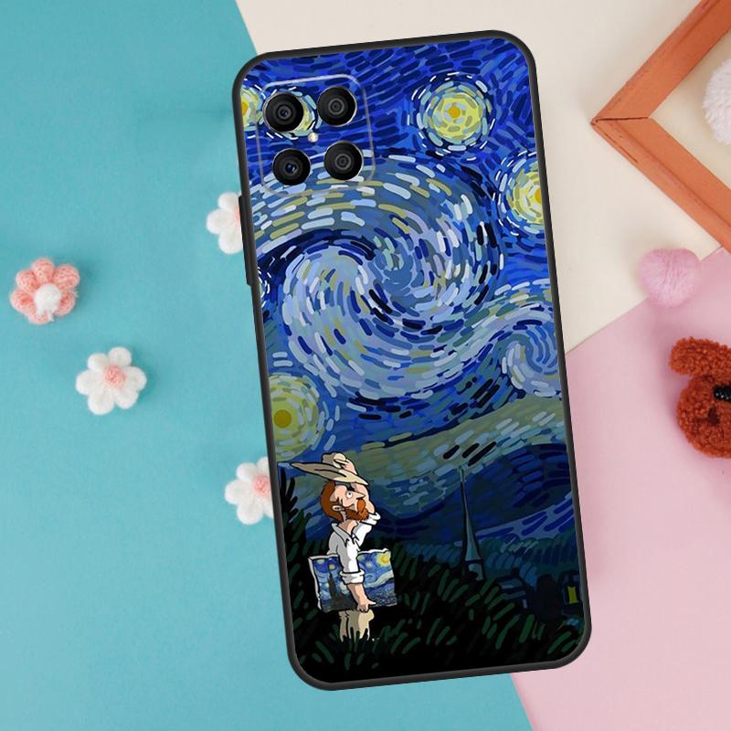 Чехол 'Звездная ночь' Ван Гога для Honor Magic 7 Lite 5 6 Pro Honor X9a X8a X8 X9 X8b X9c X9b 50 70 90 200 Lite Чехол