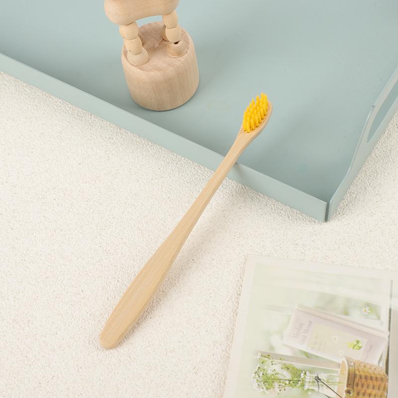 Ready Stock Fast and Custom Logo Kids Waterdrop Shape Soft BPA Free Natural Biodegradable Bamboo Toothbrush