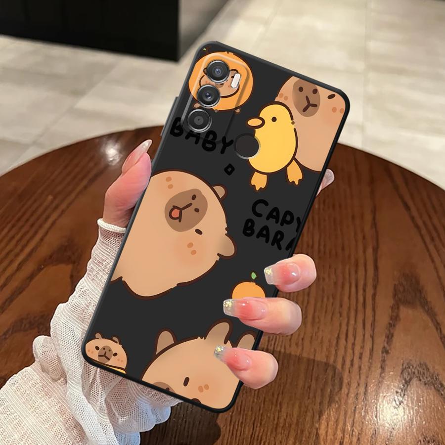 Чехол для Motorola Moto Edge 20 Pro 30 Lite G53 G30 G71 G22 Edge40 G51 G73 G50 G52 G60s G32 Чехол для телефона Милая капибара