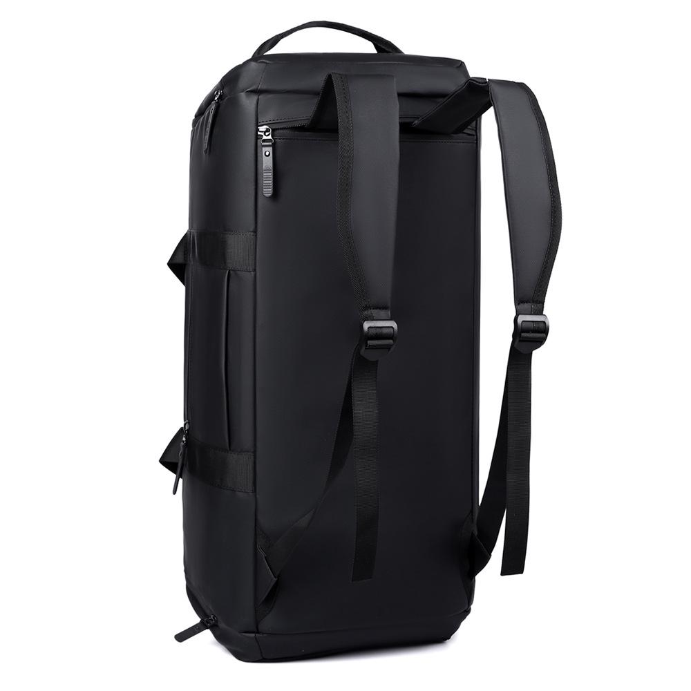 Мужская фитнес-сумка: Портативный, вместительный рюкзак для путешествий и тренировок, с разделением на сухое и влажное пространство