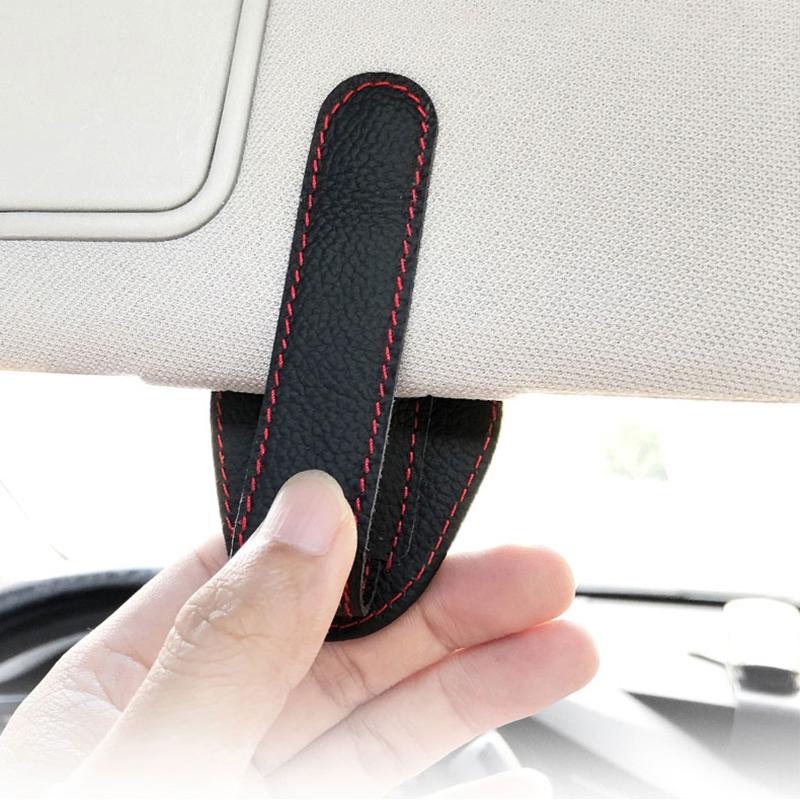 1 шт. Автомобильный солнцезащитный козырек Держатель для очков Зажим для карт для солнцезащитных очков Для Porsche Cayenne Panamera Macan 911 718 Taycan Boxster Cayman 918 Pajun