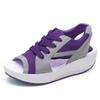Summer Women Shoes Flat Platform Wedges Sandals Breathable Fashion Casual Shoes Woman Ladies Tennis Open Toe