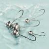 Big Jigs Head Fishing Hook 50-20Pcs/box All Size 1-20g Round Ball Jig Heads Hooks Weedless Long Shank for Soft Worm Bait Fish