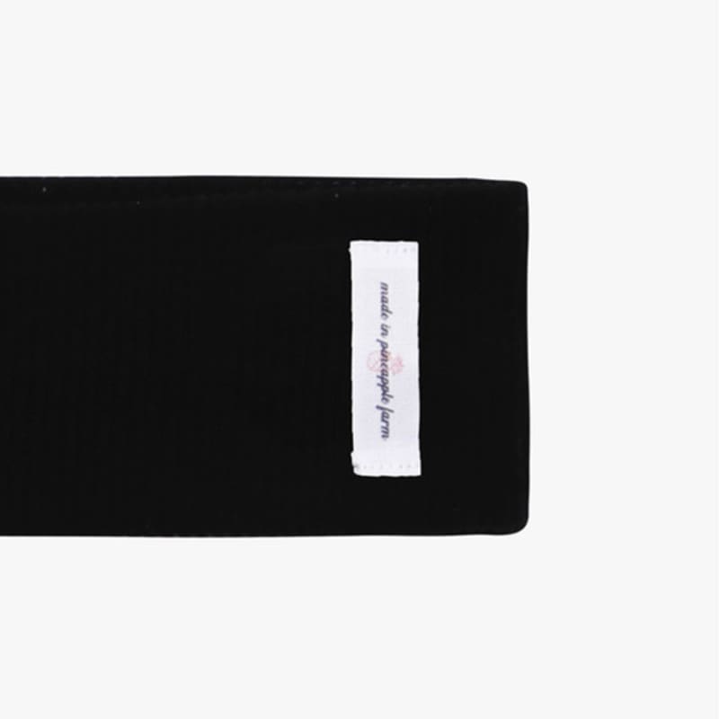 РОЗОВЫЙ АНАНАС МОРИ НАСТРОЕНИЕ ПОВЯЗКА ДЛЯ ВОЛОС_ЧЕРНЫЙ