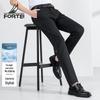 FORTEI Мужские легкие дышащие брюки прямого кроя в стиле бизнес-кэжуал