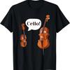 Cello Player Cellist Orchestra Musician Classical Music T-Shirt